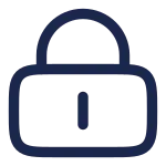 Lock Keyhole Minimalistic SVG Icon